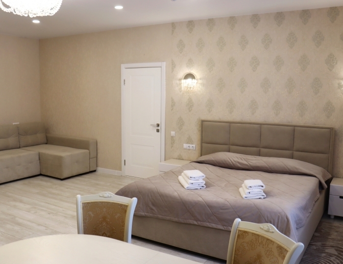 Коттедж Коттедж №1 Люкс №1 1-местный 1 этаж без балкона - Санаторий «Карагай» Большеустьикинское