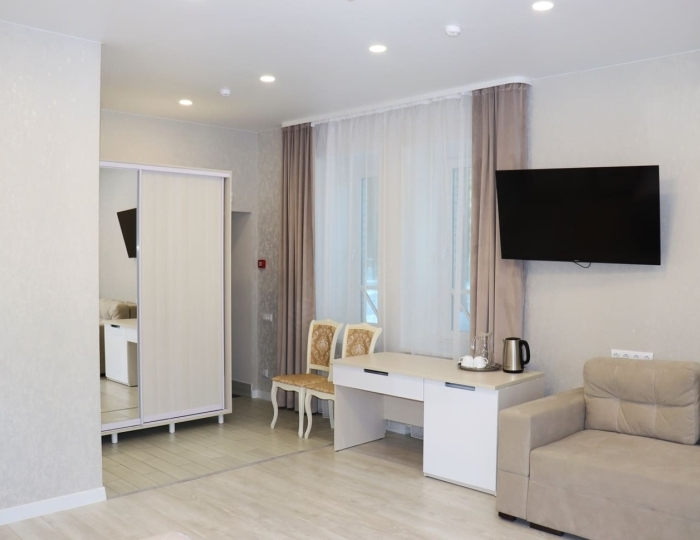 Коттедж Коттедж №1 Люкс №2 1-местный 1 этаж без балкона - Санаторий «Карагай» Большеустьикинское