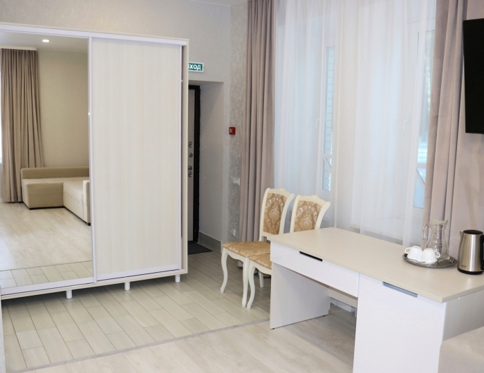 Коттедж Коттедж №1 Люкс №2 1-местный 1 этаж без балкона - Санаторий «Карагай» Большеустьикинское