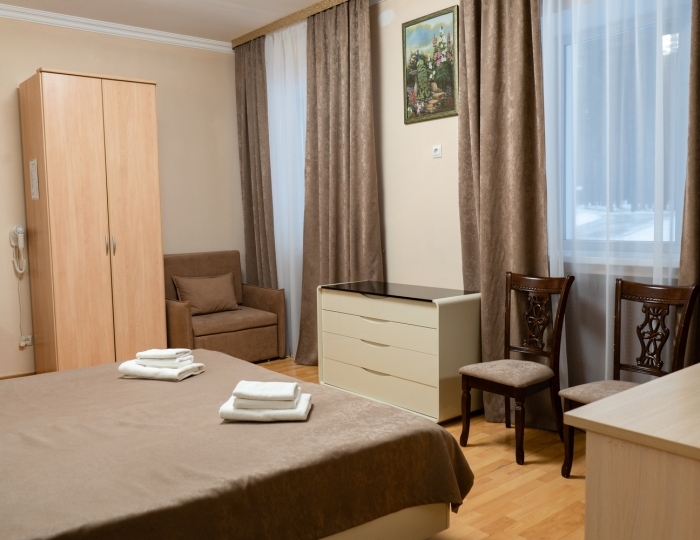 Коттедж Коттедж №2 Полулюкс1-местный без балкона - Санаторий «Карагай» Большеустьикинское