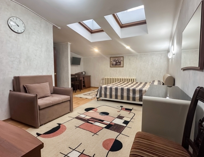 Коттедж Коттедж №2  Полулюкс 1-местный без балкона мансарда - Санаторий «Карагай» Большеустьикинское