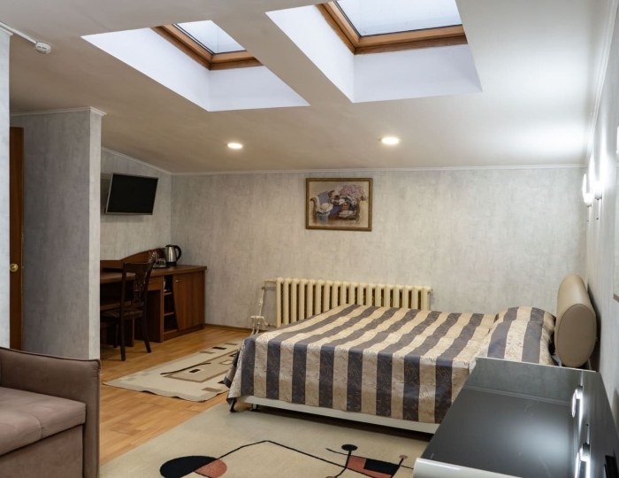 Коттедж Коттедж №2  Полулюкс 1-местный без балкона мансарда - Санаторий «Карагай» Большеустьикинское