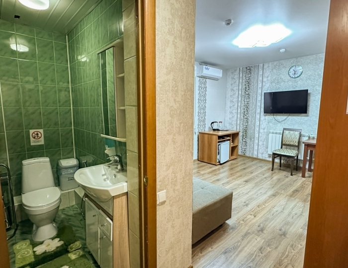 Коттедж Коттедж №3 Люкс 1-местый 2-комнатный без балкона - Санаторий «Карагай» Большеустьикинское