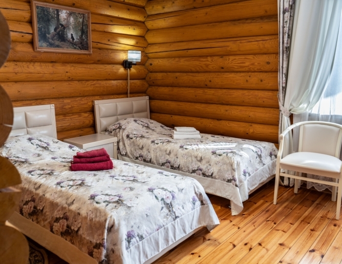 Коттедж Коттедж №4,5 Стандарт №3,8 2-местный без балкона 1 этаж - Санаторий «Карагай» Большеустьикинское