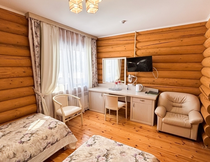 Коттедж Коттедж №4,5 Стандарт №3,8 2-местный без балкона 1 этаж - Санаторий «Карагай» Большеустьикинское