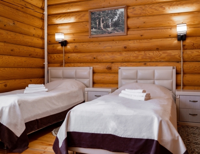 Коттедж Коттедж №4,5 Стандарт №2,7 2-местный с балконом 1 этаж - Санаторий «Карагай» Большеустьикинское