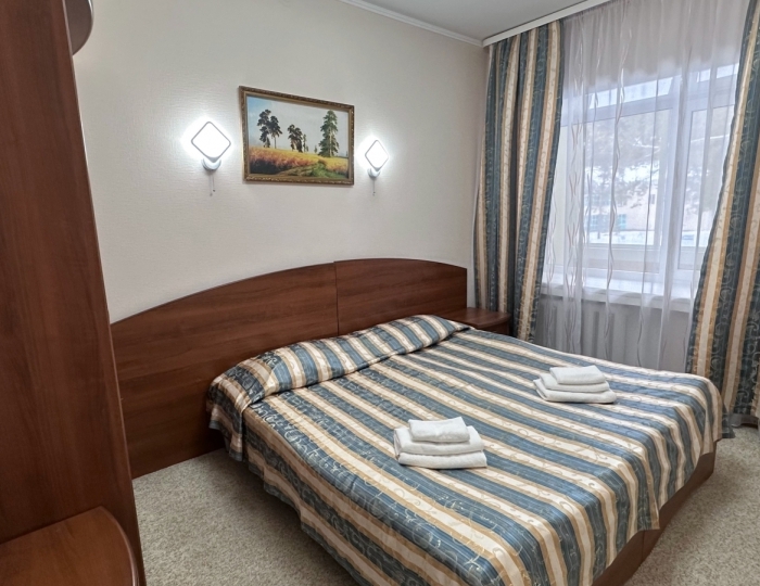 Полулюкс Корпус №2 1-местный 2-комнатный без балкона - Санаторий «Карагай» Большеустьикинское