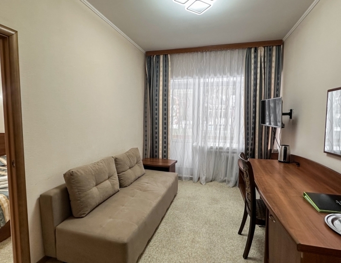 Полулюкс Корпус №2 1-местный 2-комнатный без балкона - Санаторий «Карагай» Большеустьикинское