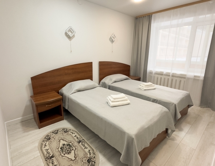 Полулюкс Корпус №2 2-местный 2-комнатный с балконом - Санаторий «Карагай» Большеустьикинское