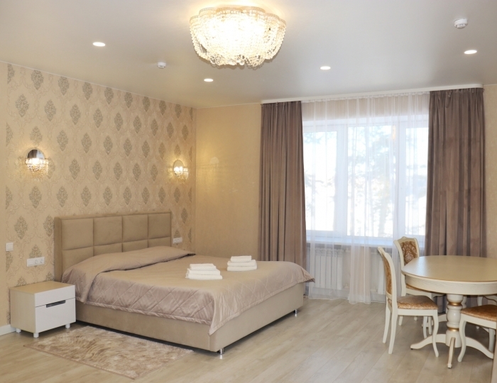 Коттедж Коттедж №1 Люкс №1 1-местный 1 этаж без балкона - Санаторий «Карагай» Большеустьикинское