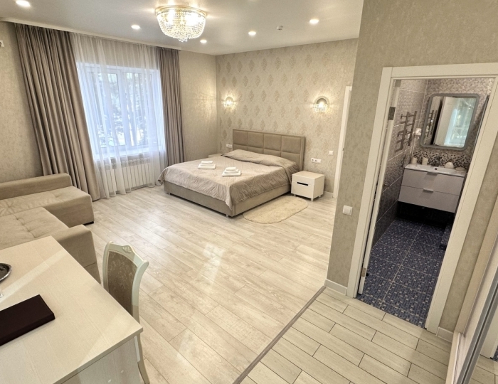 Коттедж Коттедж №1 Люкс №2 1-местный 1 этаж без балкона - Санаторий «Карагай» Большеустьикинское