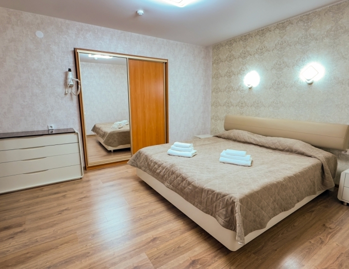 Коттедж Коттедж №3 Люкс 1-местый 2-комнатный без балкона - Санаторий «Карагай» Большеустьикинское