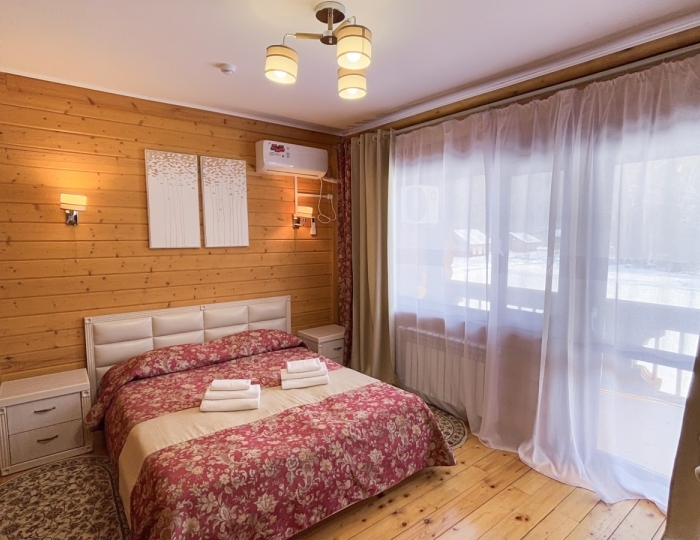 Коттедж Коттедж №4,5 Люкс №4,9 2-комнатный с балконом - Санаторий «Карагай» Большеустьикинское