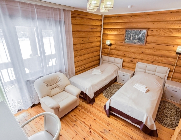 Коттедж Коттедж №4,5 Стандарт №2,7 2-местный с балконом 1 этаж - Санаторий «Карагай» Большеустьикинское